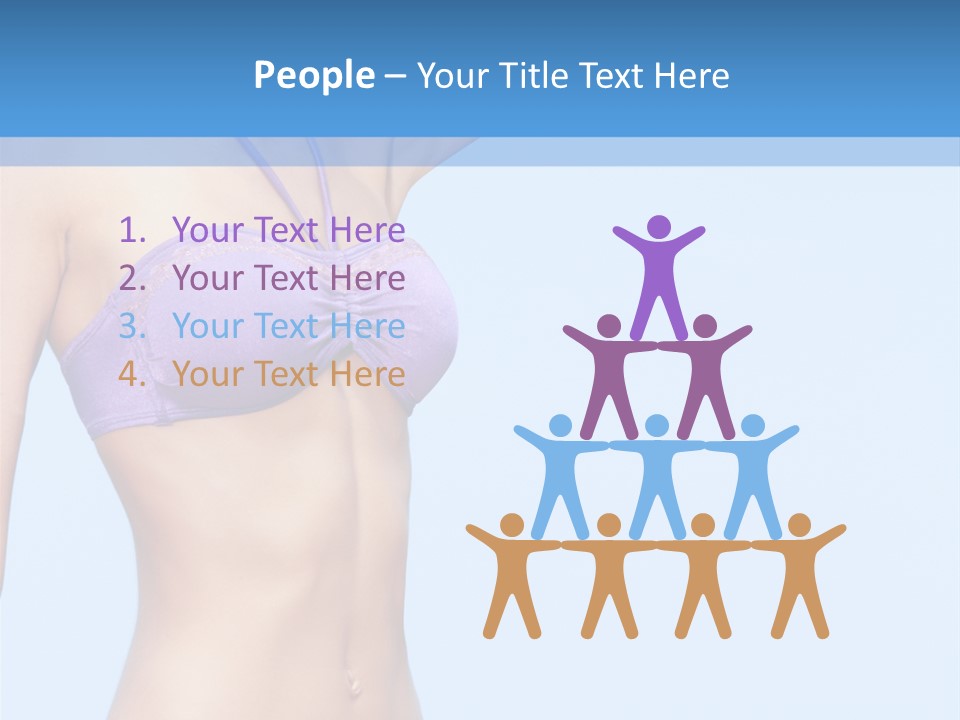 Hands Sexy Girl PowerPoint Template