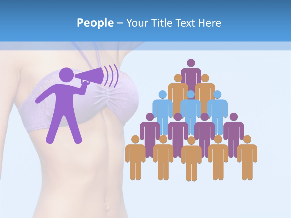 Hands Sexy Girl PowerPoint Template