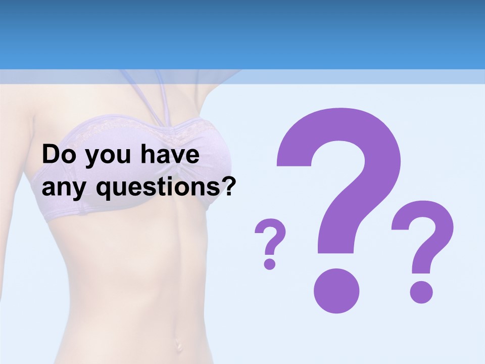 Hands Sexy Girl PowerPoint Template