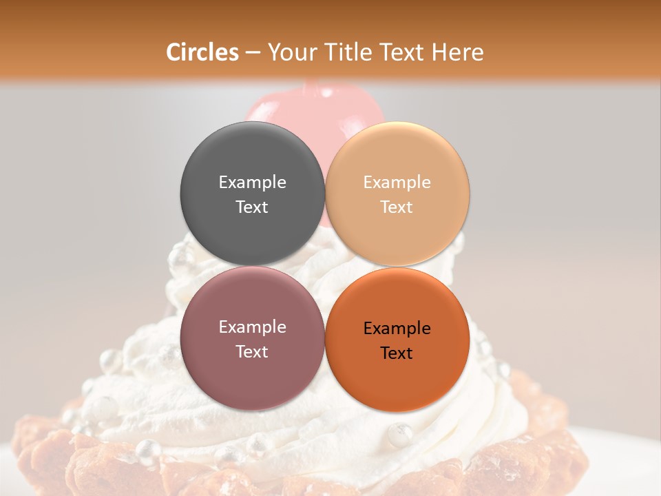 Fresh Slice Cheesecake PowerPoint Template