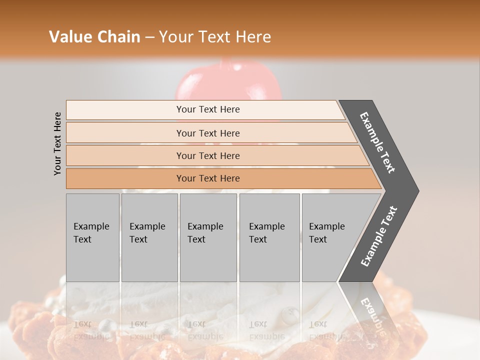 Fresh Slice Cheesecake PowerPoint Template