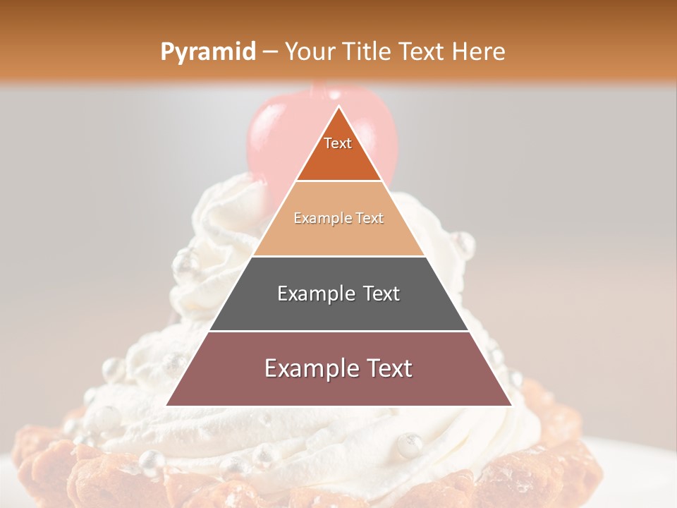 Fresh Slice Cheesecake PowerPoint Template