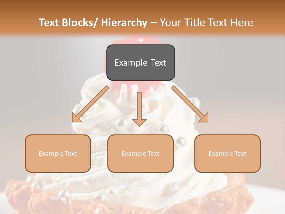 Fresh Slice Cheesecake PowerPoint Template