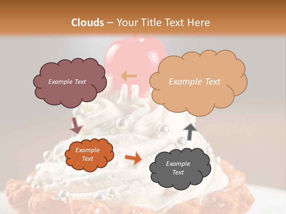 Fresh Slice Cheesecake PowerPoint Template