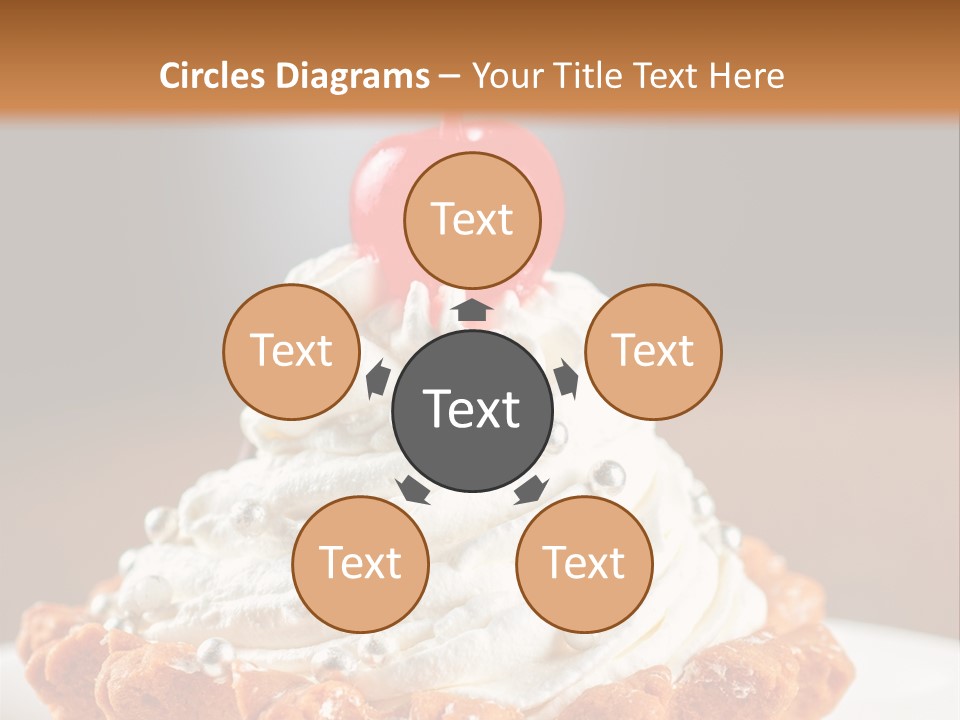 Fresh Slice Cheesecake PowerPoint Template