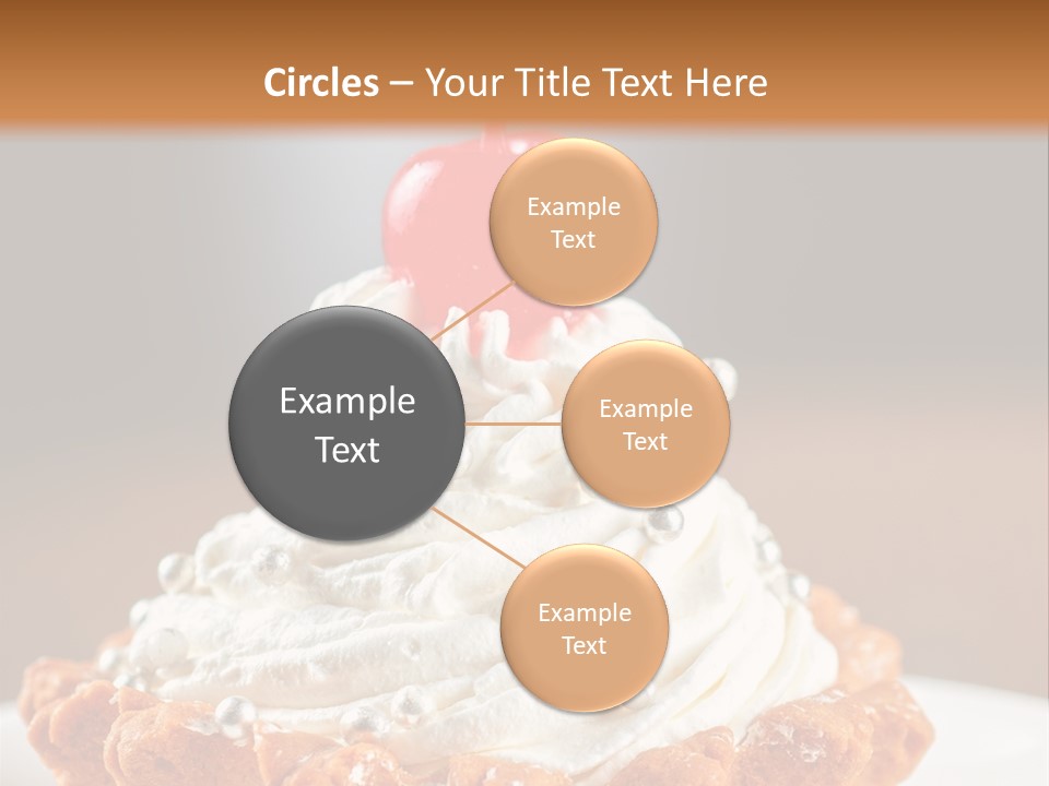 Fresh Slice Cheesecake PowerPoint Template