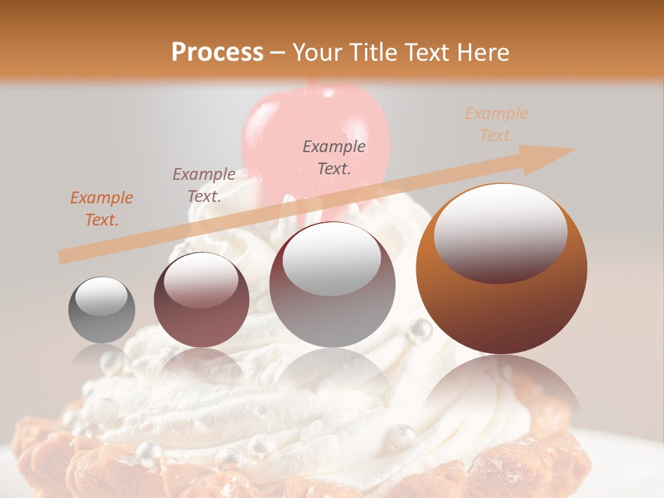 Fresh Slice Cheesecake PowerPoint Template