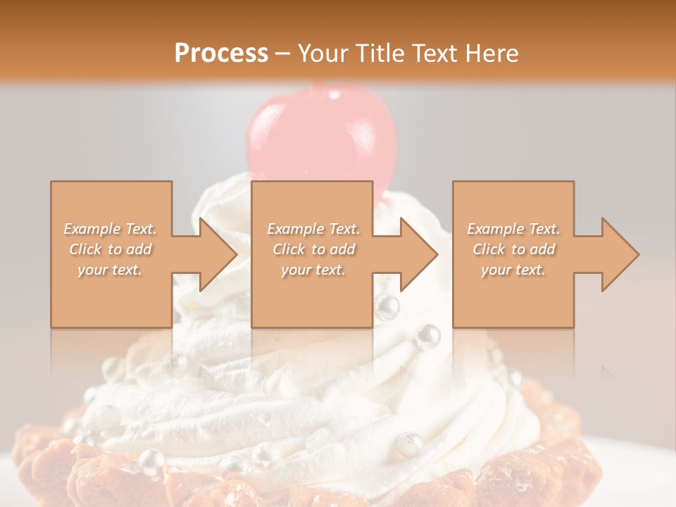Fresh Slice Cheesecake PowerPoint Template