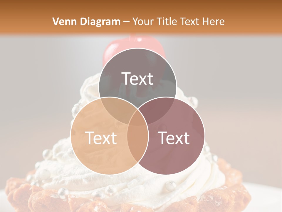 Fresh Slice Cheesecake PowerPoint Template