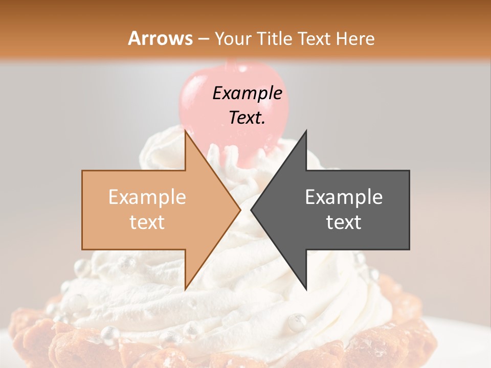 Fresh Slice Cheesecake PowerPoint Template