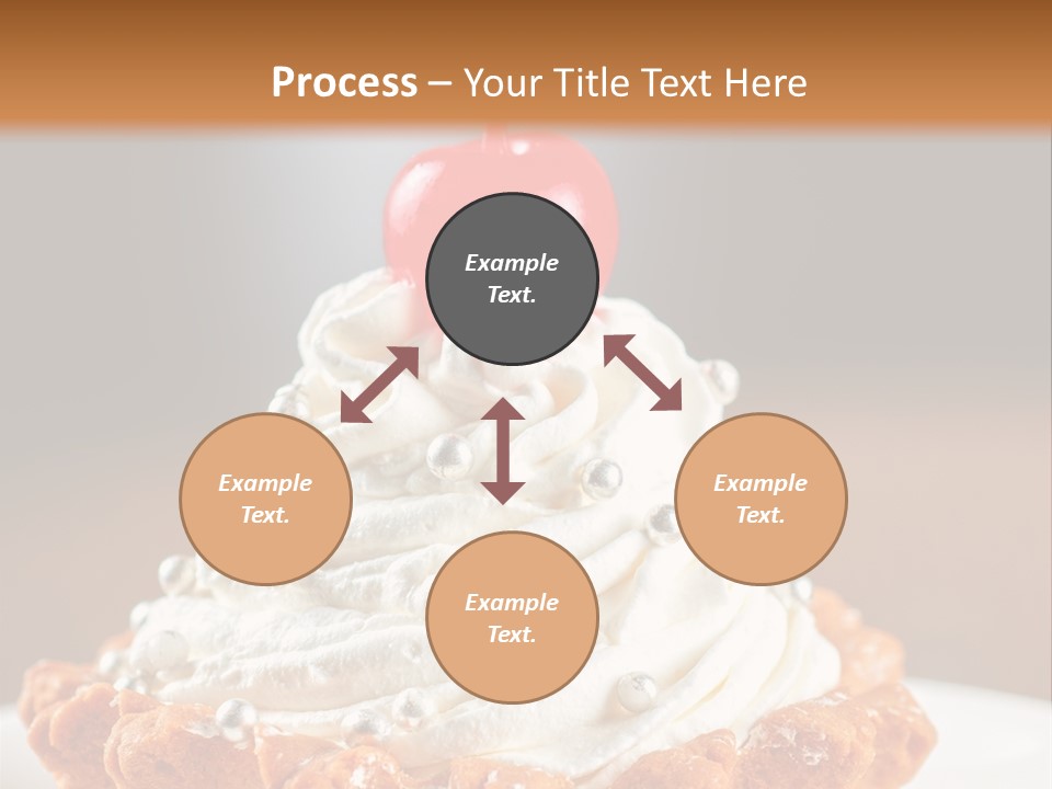 Fresh Slice Cheesecake PowerPoint Template