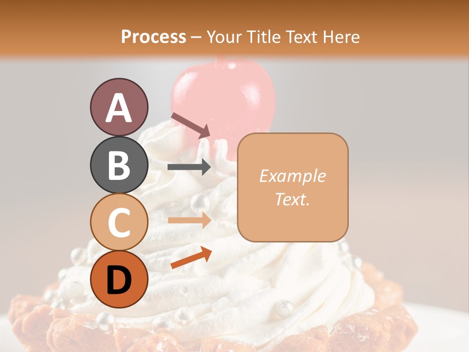 Fresh Slice Cheesecake PowerPoint Template