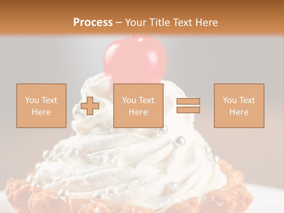 Fresh Slice Cheesecake PowerPoint Template