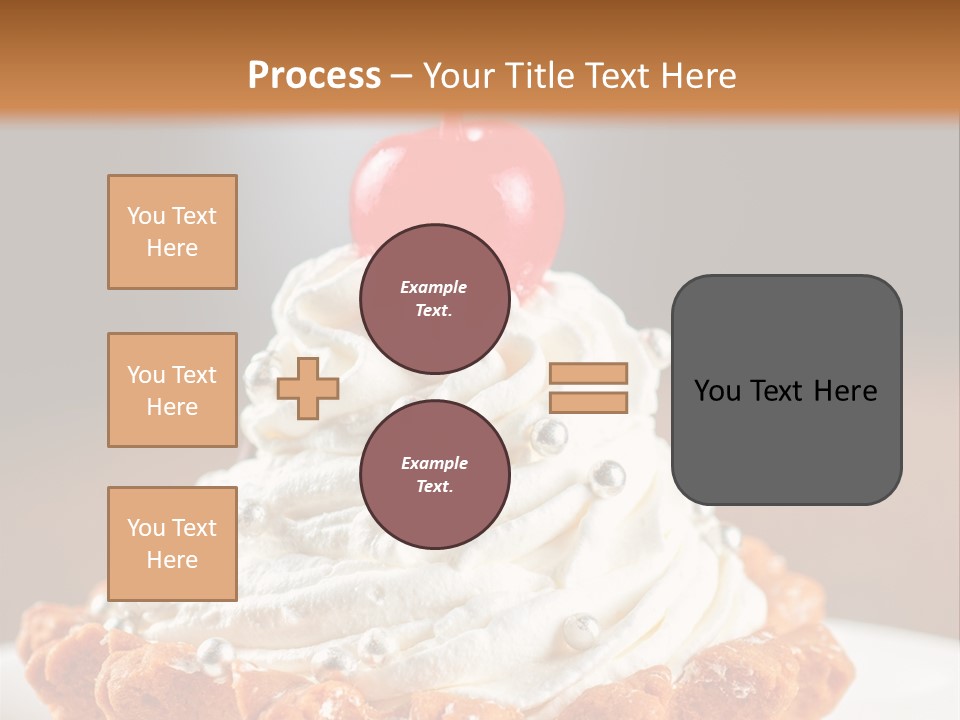 Fresh Slice Cheesecake PowerPoint Template