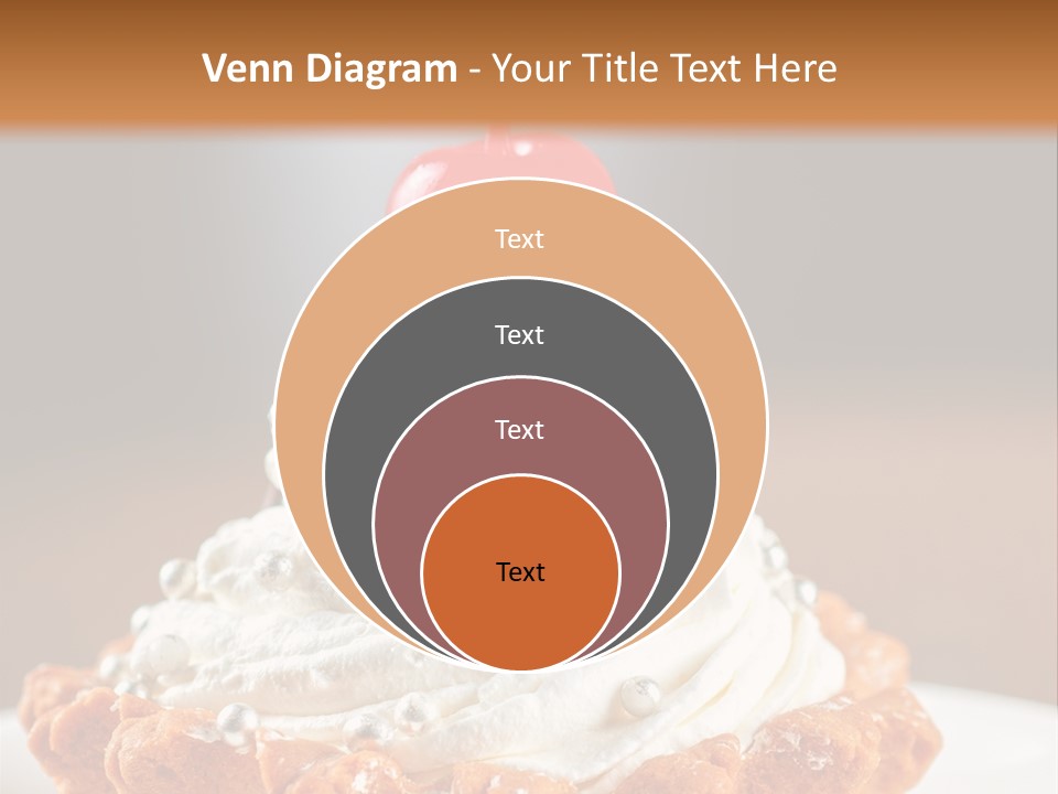 Fresh Slice Cheesecake PowerPoint Template