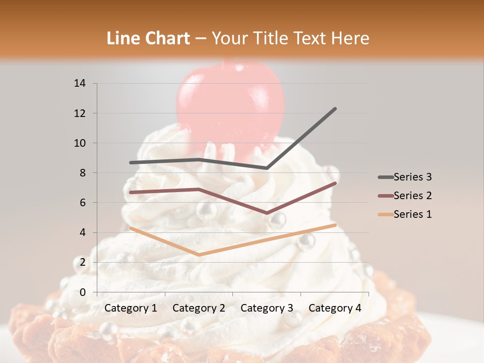 Fresh Slice Cheesecake PowerPoint Template