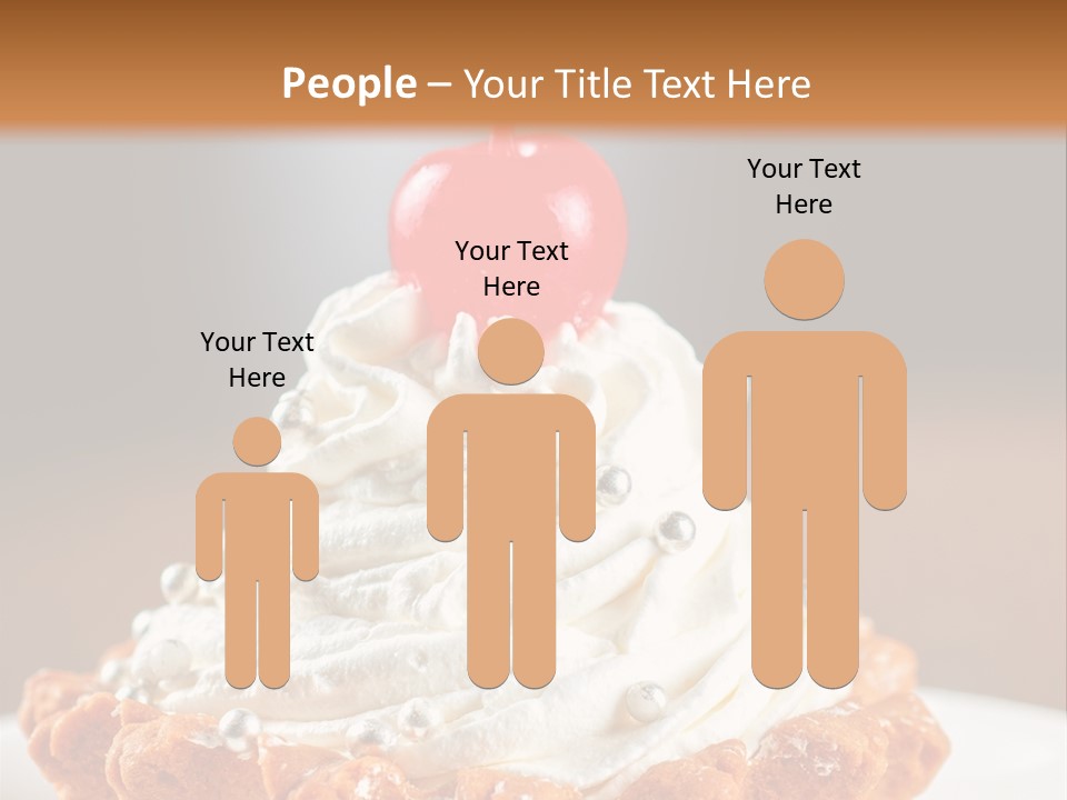 Fresh Slice Cheesecake PowerPoint Template