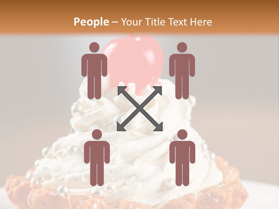 Fresh Slice Cheesecake PowerPoint Template