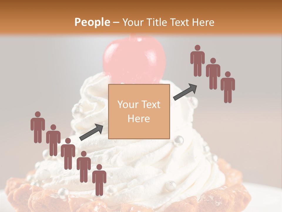 Fresh Slice Cheesecake PowerPoint Template