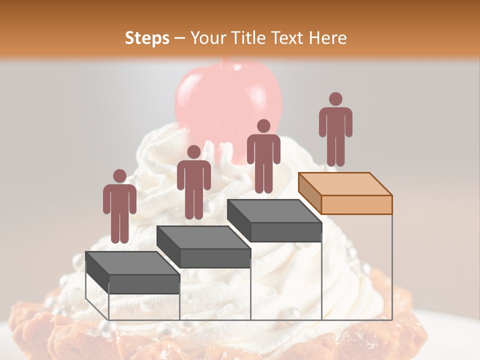 Fresh Slice Cheesecake PowerPoint Template