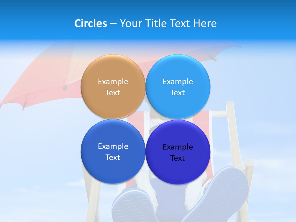 Lounger Travel Baby PowerPoint Template