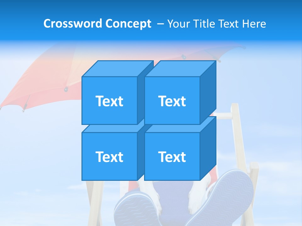 Lounger Travel Baby PowerPoint Template