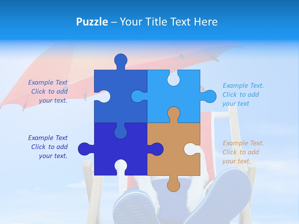 Lounger Travel Baby PowerPoint Template