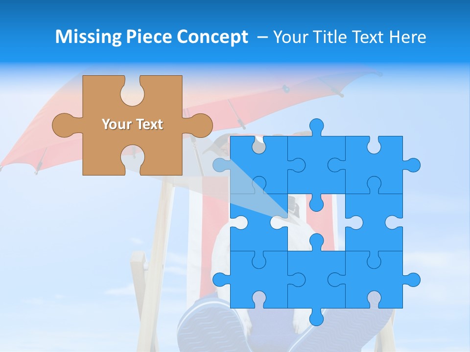 Lounger Travel Baby PowerPoint Template