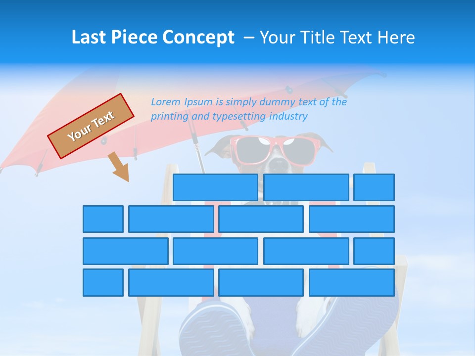 Lounger Travel Baby PowerPoint Template