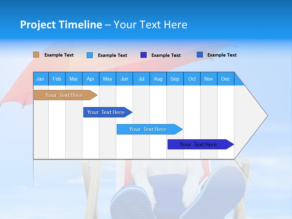 Lounger Travel Baby PowerPoint Template