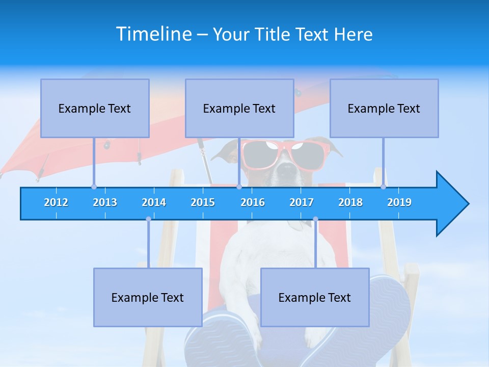 Lounger Travel Baby PowerPoint Template