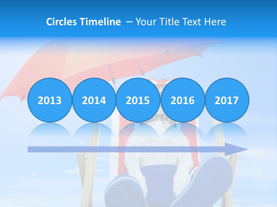 Lounger Travel Baby PowerPoint Template