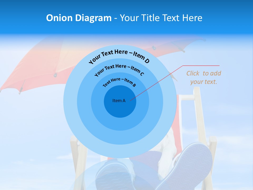 Lounger Travel Baby PowerPoint Template