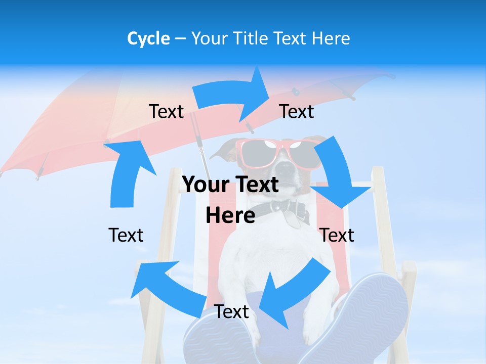 Lounger Travel Baby PowerPoint Template