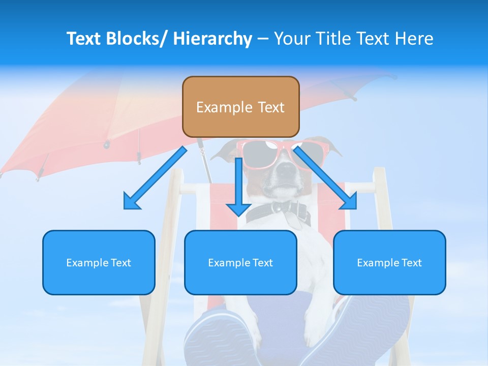 Lounger Travel Baby PowerPoint Template