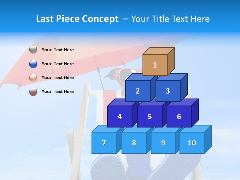 Lounger Travel Baby PowerPoint Template