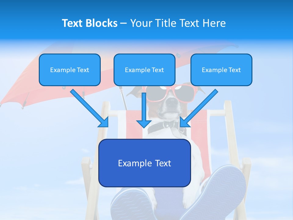 Lounger Travel Baby PowerPoint Template