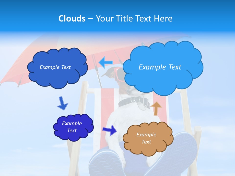 Lounger Travel Baby PowerPoint Template