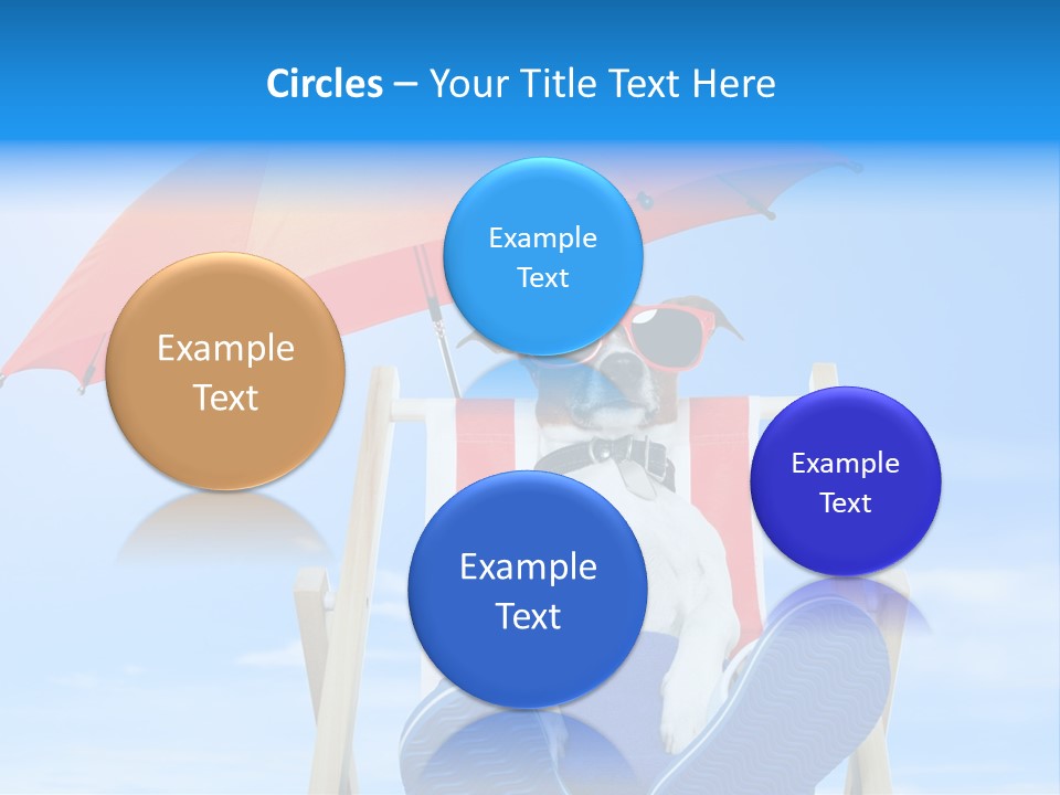 Lounger Travel Baby PowerPoint Template