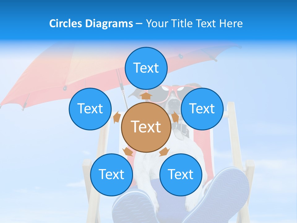 Lounger Travel Baby PowerPoint Template