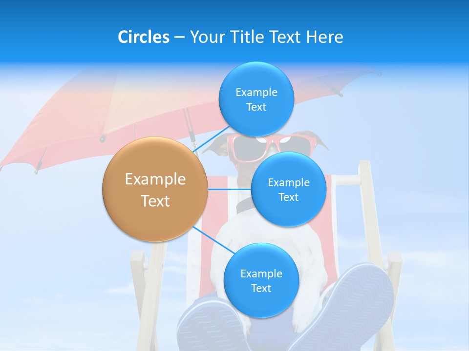 Lounger Travel Baby PowerPoint Template