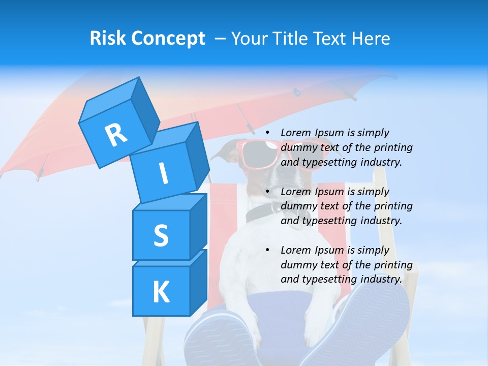 Lounger Travel Baby PowerPoint Template