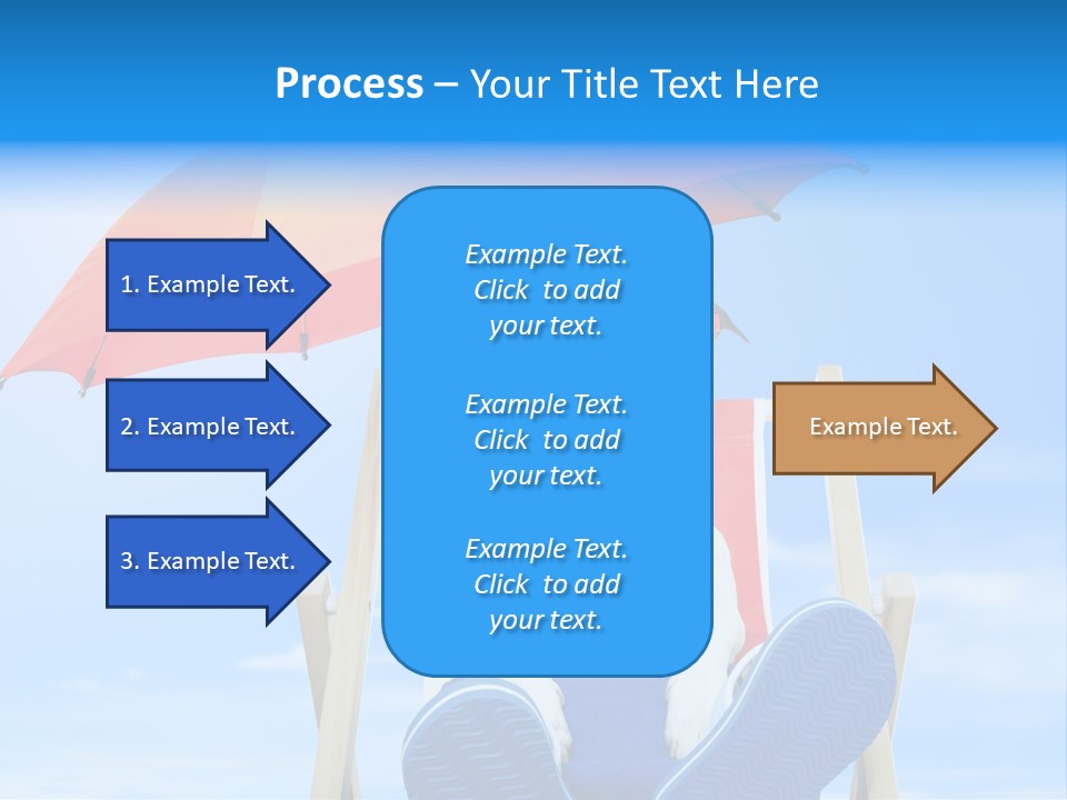 Lounger Travel Baby PowerPoint Template