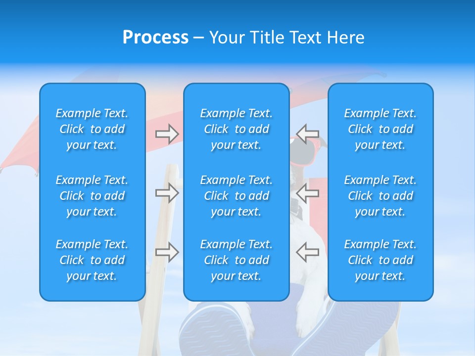 Lounger Travel Baby PowerPoint Template