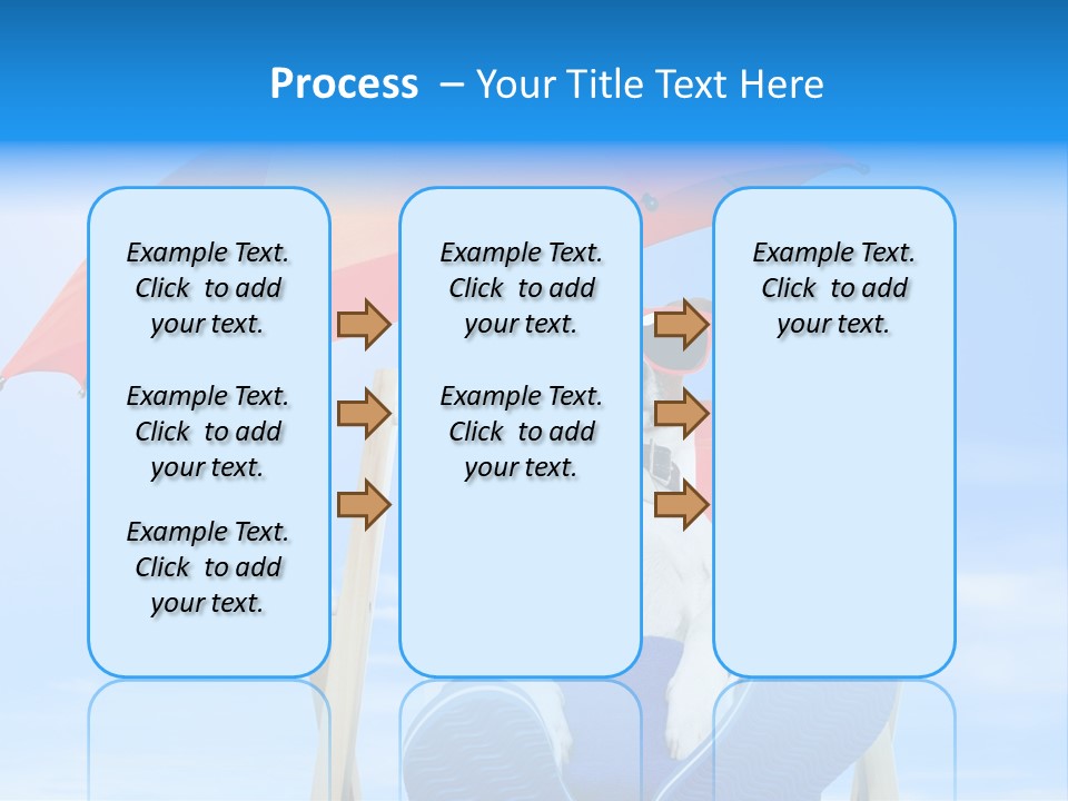 Lounger Travel Baby PowerPoint Template