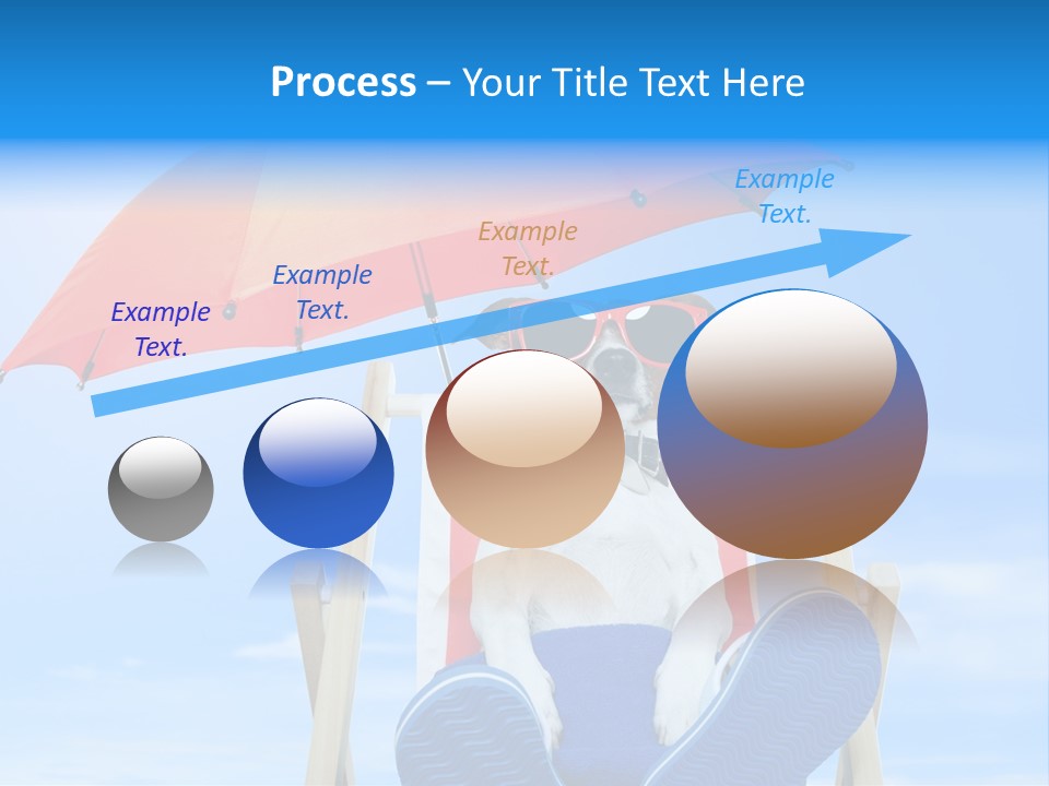 Lounger Travel Baby PowerPoint Template