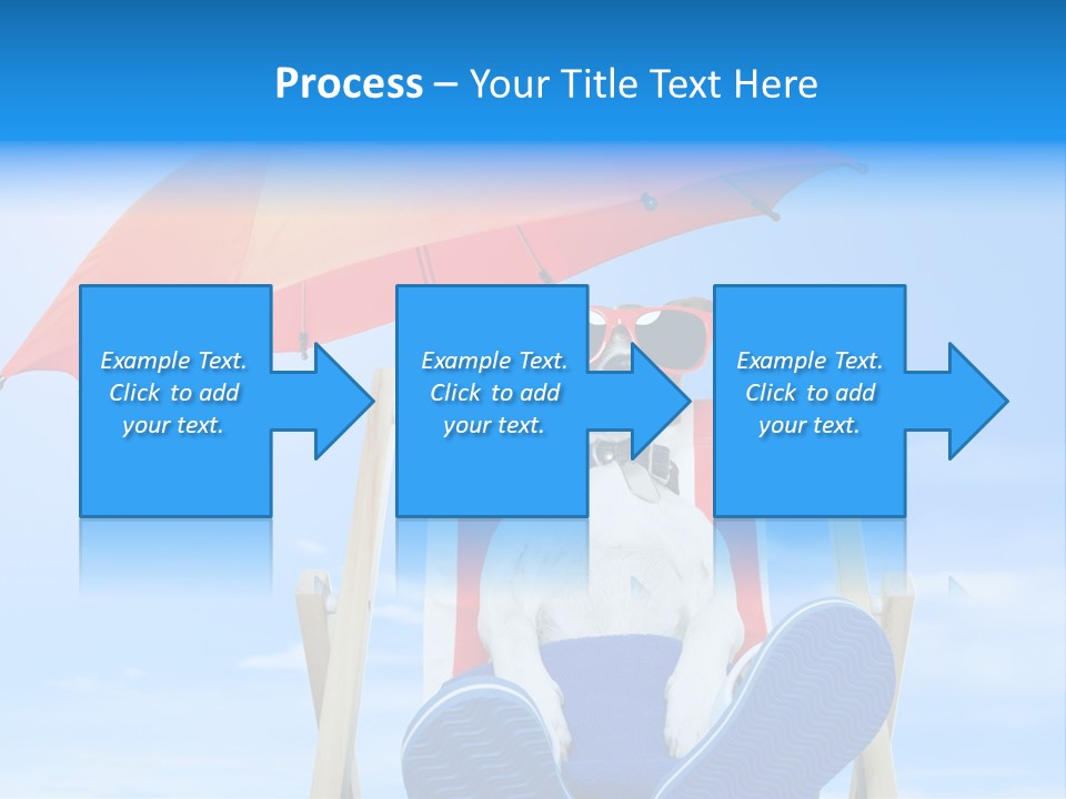 Lounger Travel Baby PowerPoint Template