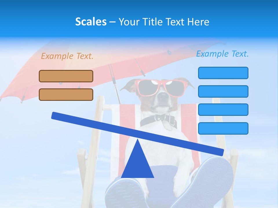 Lounger Travel Baby PowerPoint Template