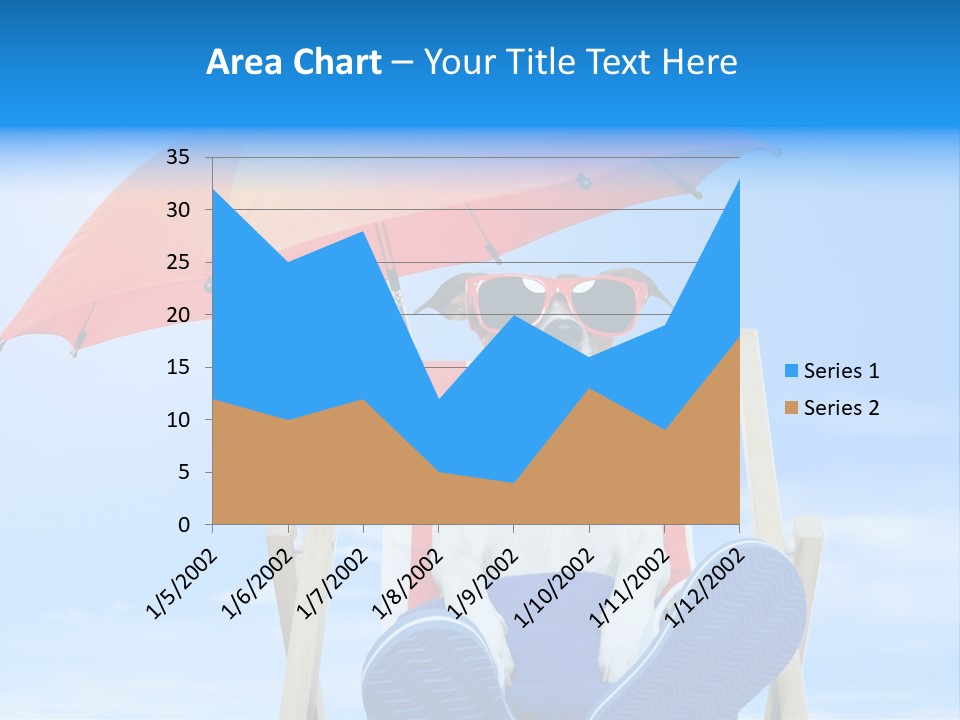 Lounger Travel Baby PowerPoint Template