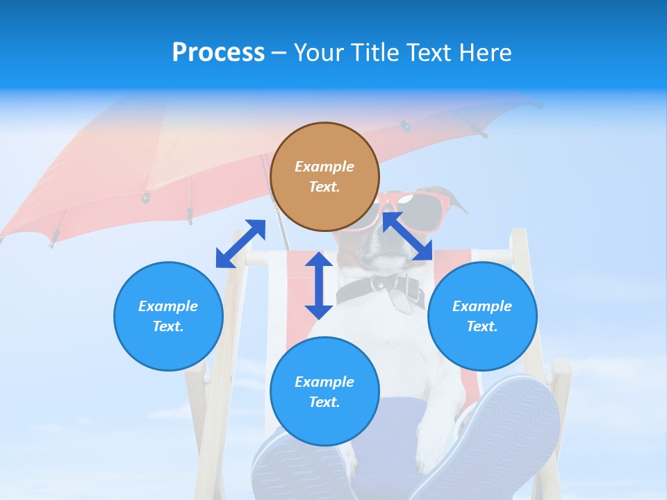 Lounger Travel Baby PowerPoint Template